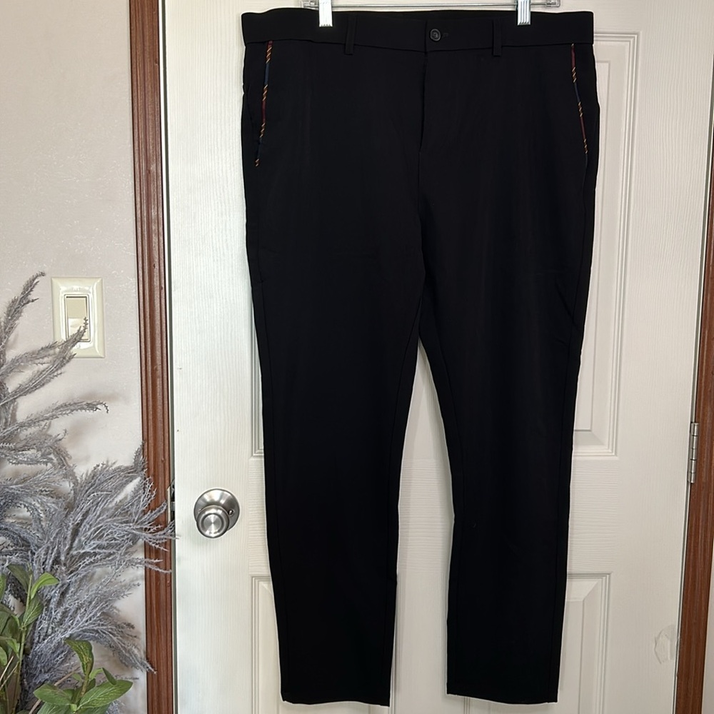 MENSWEAR | PLAID AND PLAIN | SLIM FIT PANTS | 38W x 28L | NWT